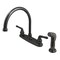 Kingston Brass NB790SP Water Onyx Centerset Kitchen Faucet, Black Stainless Steel NB790SP - alternate 1